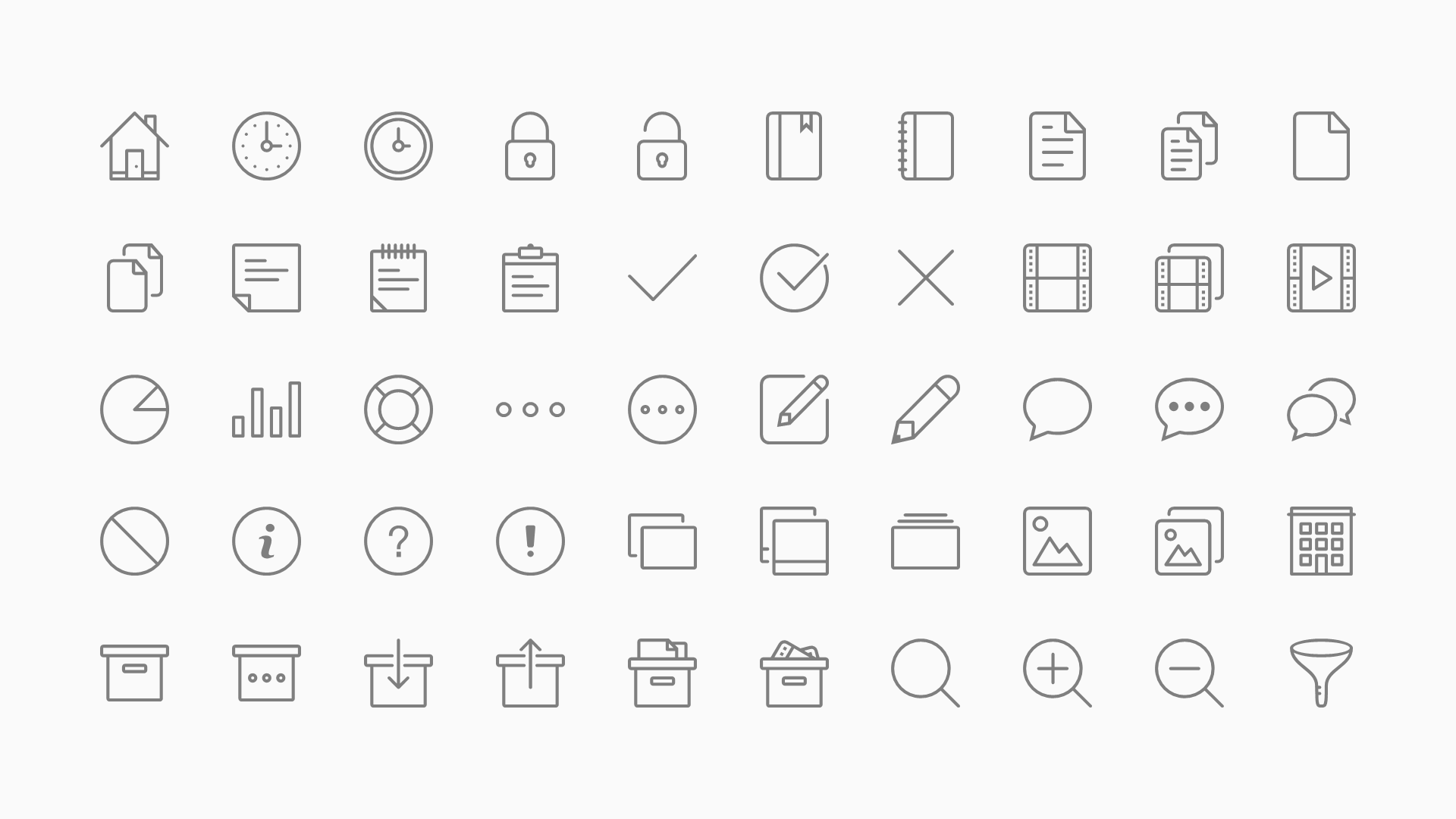 01-line Vector Icons slide 3